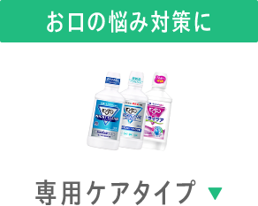 お口の悩み対策に 専用ケアタイプ